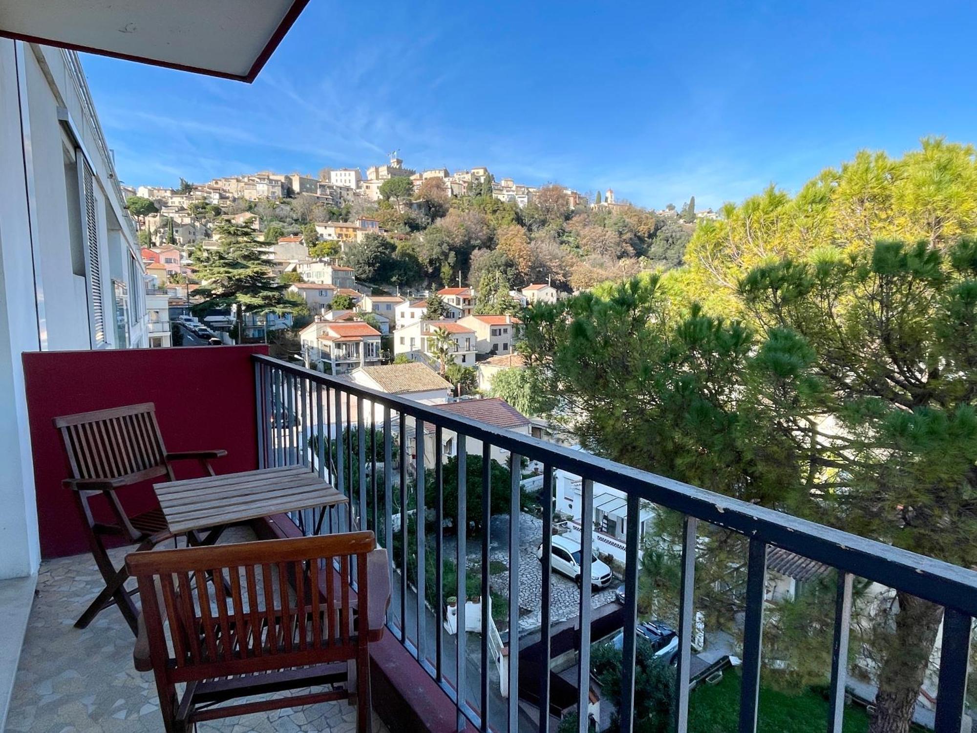 Bright Appartment With View Cagnes-sur-Mer Zewnętrze zdjęcie